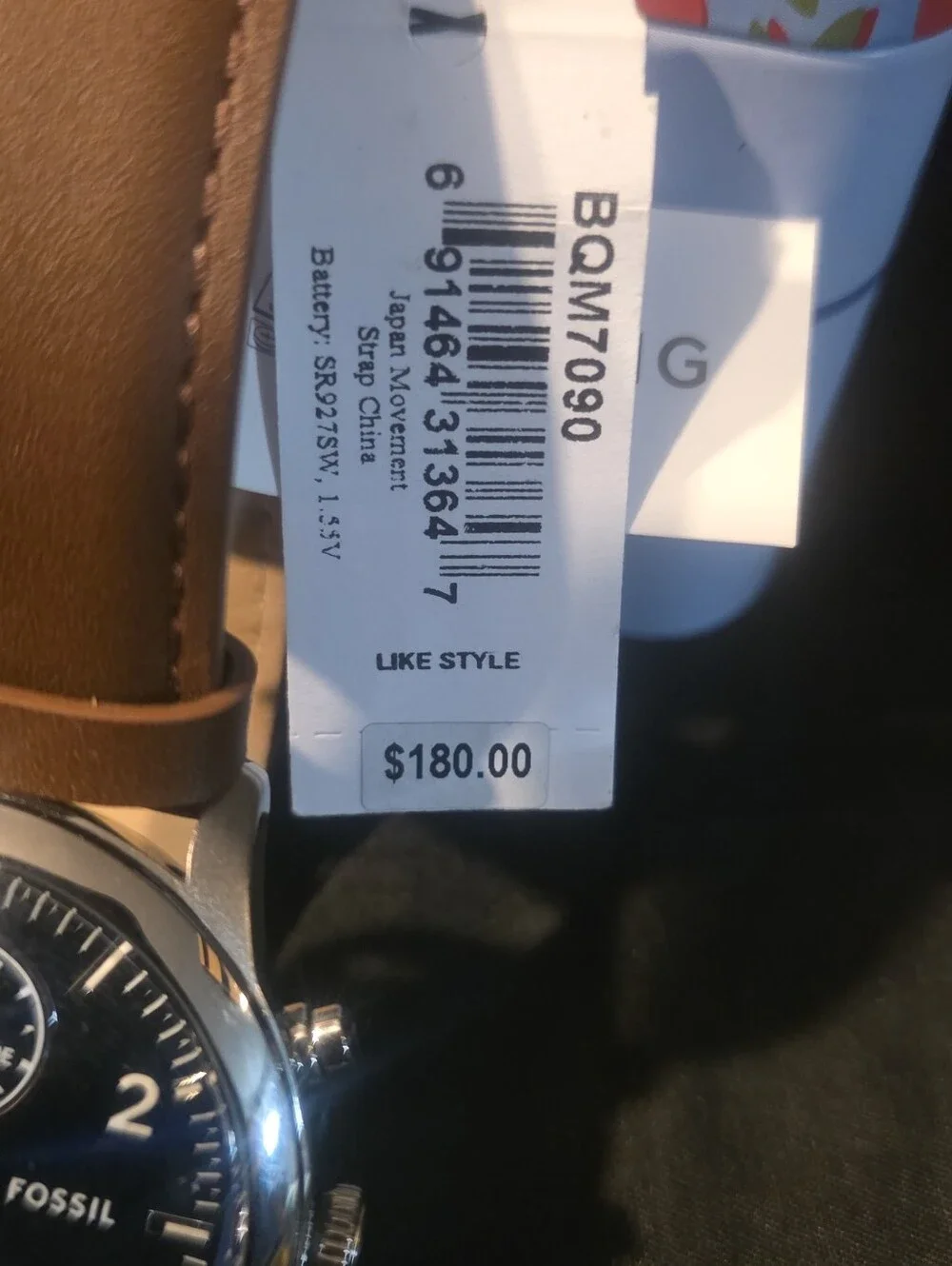 FOSSIL Brox Mens 50mm Multifunction Watch Blue Face BQ2799 New With Box